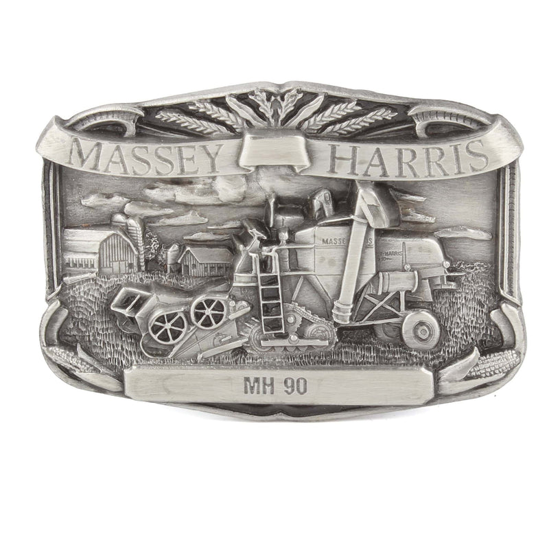 Massey Harris 90 Combine Limited Edition Metal Belt Buckle