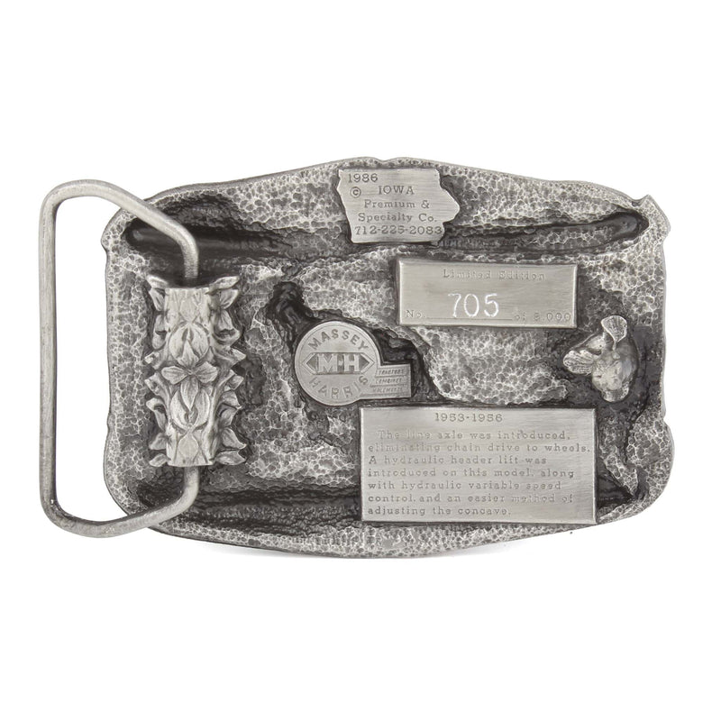Massey Harris 90 Combine Limited Edition Metal Belt Buckle