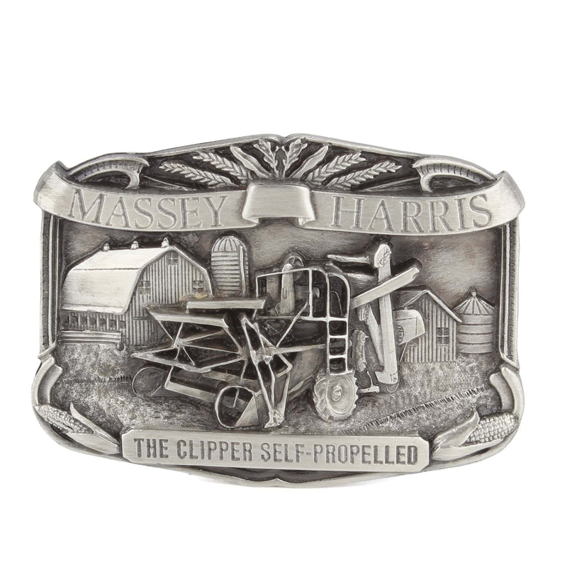 Massey Harris The Clipper Self Propelled Combine Limited Edition Metal Belt Buckle
