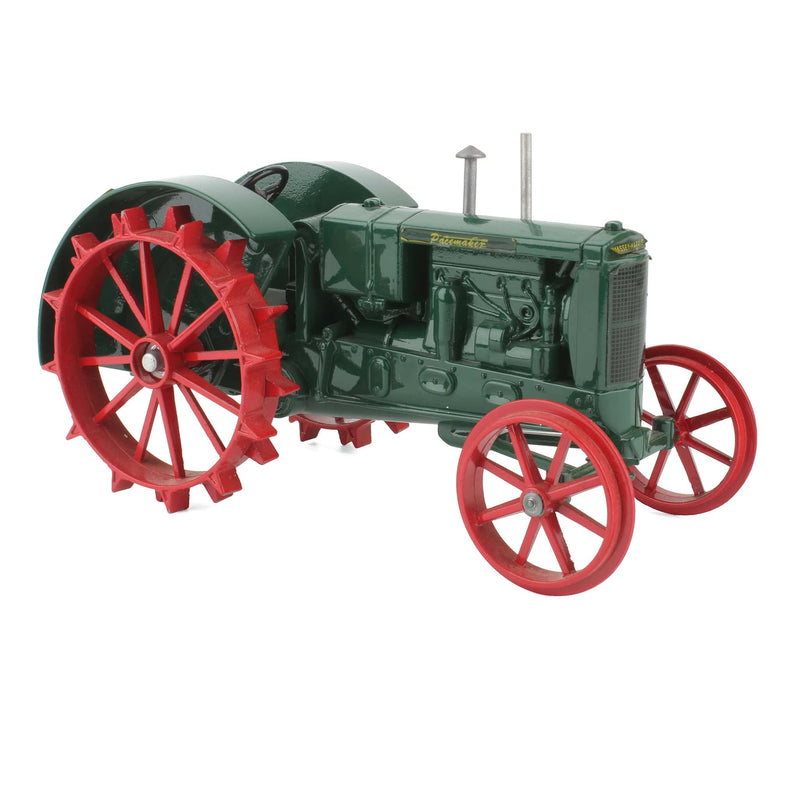 (B&D) 1/16 Massey Harris Green Pacemaker Tractor with Steel Wheels, December 1989 Pacemaker Collector Edition - Damaged Item, LOOSE