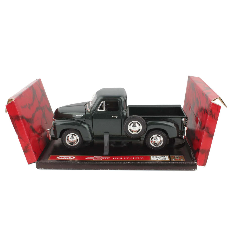 1/18 1953 Dark Green Chevrolet 3100 Pickup Truck by Mira - LOOSE