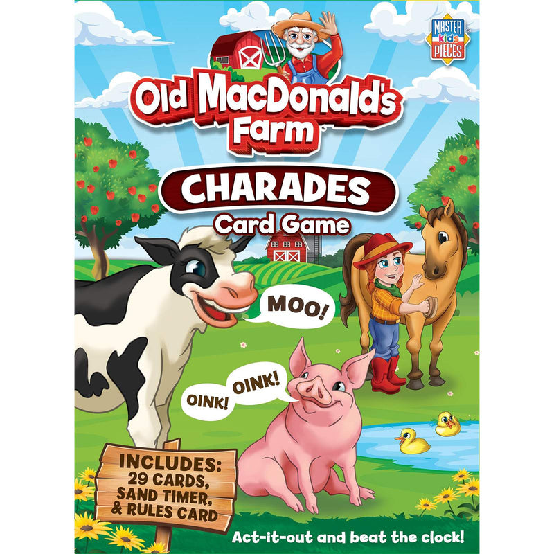 Old MacDonald's Farm Charades Card Game