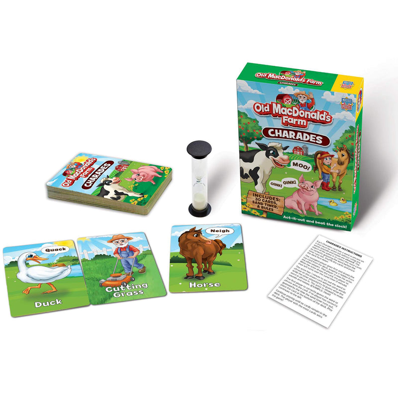 Old MacDonald's Farm Charades Card Game