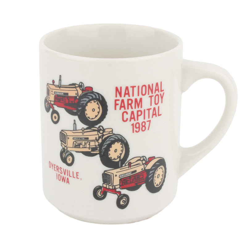 1987 Dyersville, Iowa National Farm Toy Capital Mug Featuring Cockshutt Tractors