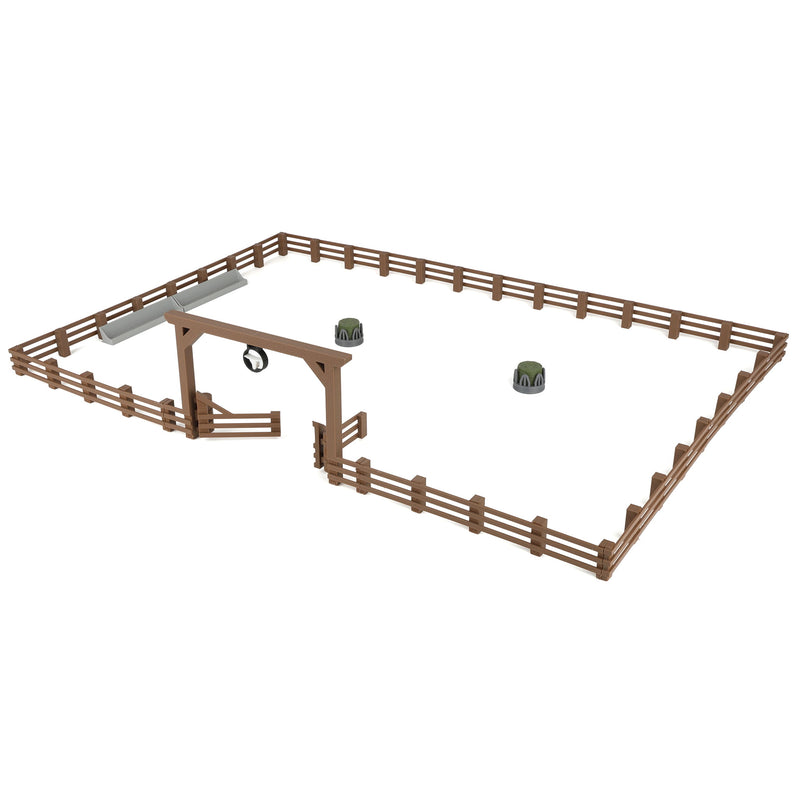 1/64 Barn & Fence Set with Accessories by Microville Toys