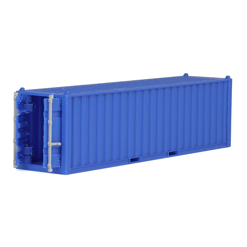 1/64 40ft Blue Sea Can by Microville Toys