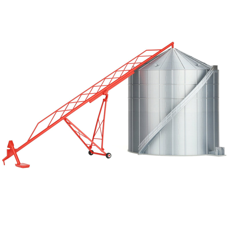 1/64 Plastic 115ft Grain Auger, Red
