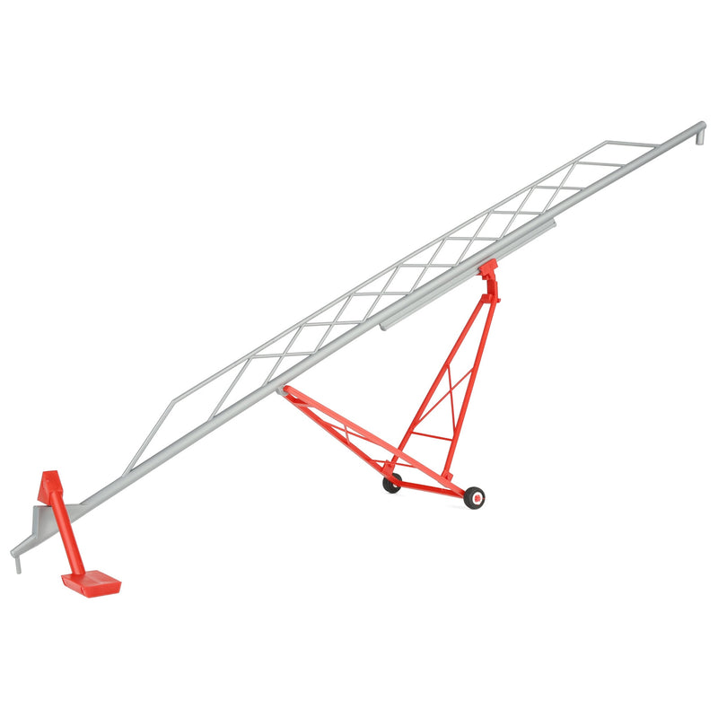 1/64 Plastic 115ft Grain Auger, Red & Silver