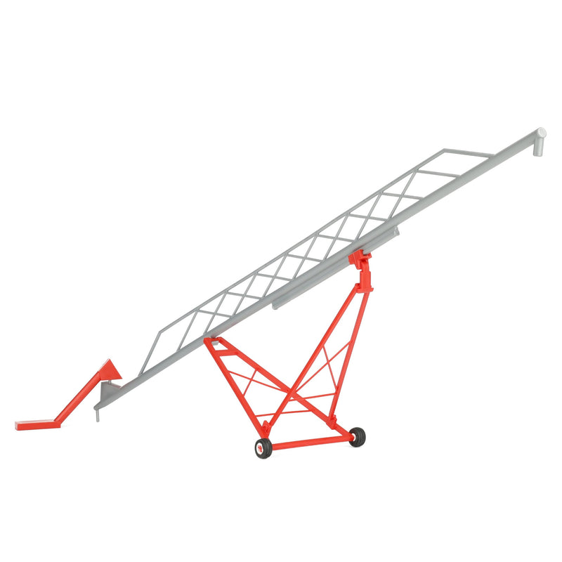 1/64 Plastic 115ft Grain Auger, Red & Silver
