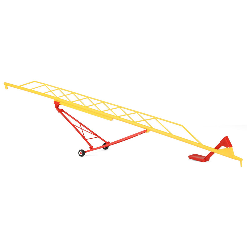 1/64 Plastic 115ft Grain Auger, Red & Yellow