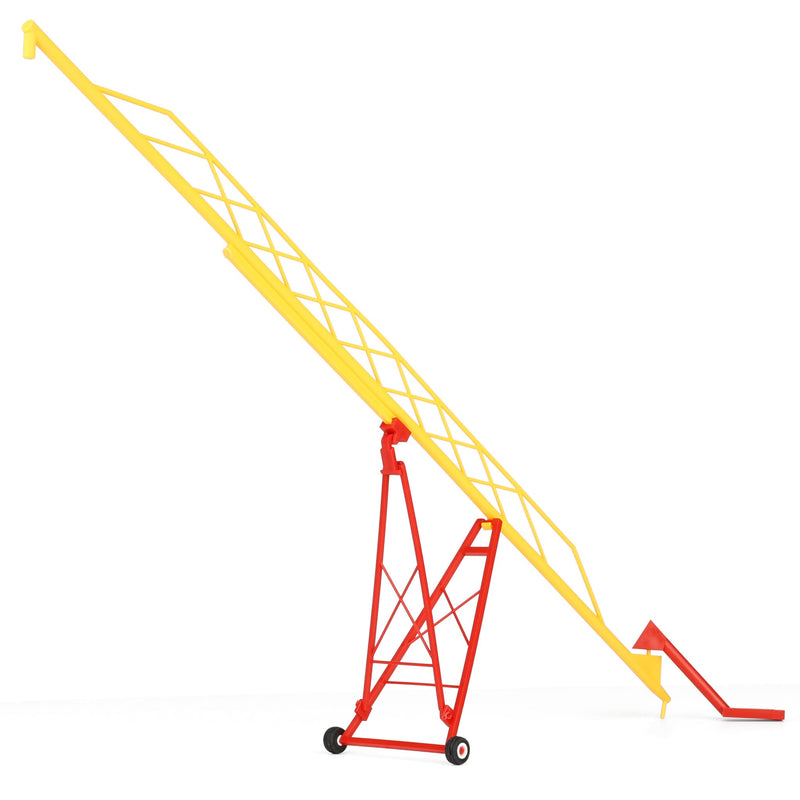 1/64 Plastic 115ft Grain Auger, Red & Yellow