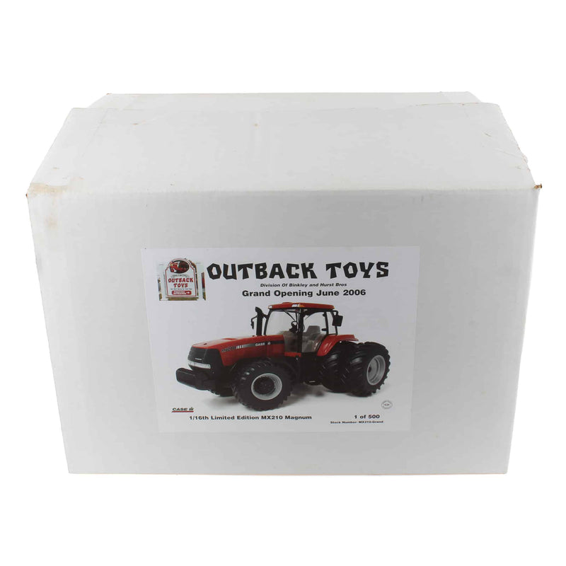 1/16 Case IH MX210 Magnum Tractor with Duals by ERTL, Outback Toys Grand Opening Limited Edition - 1 of 500