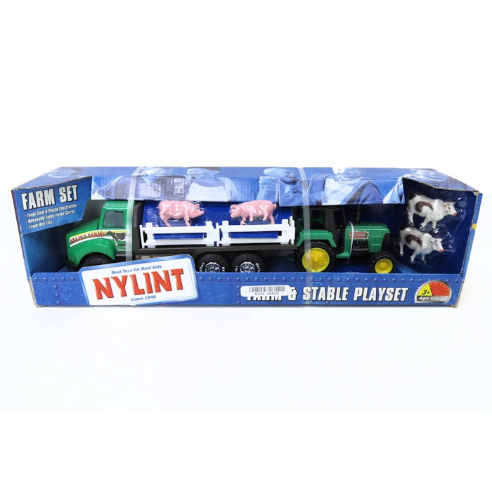 Nylint Plastic Farm & Stable Playset, Green