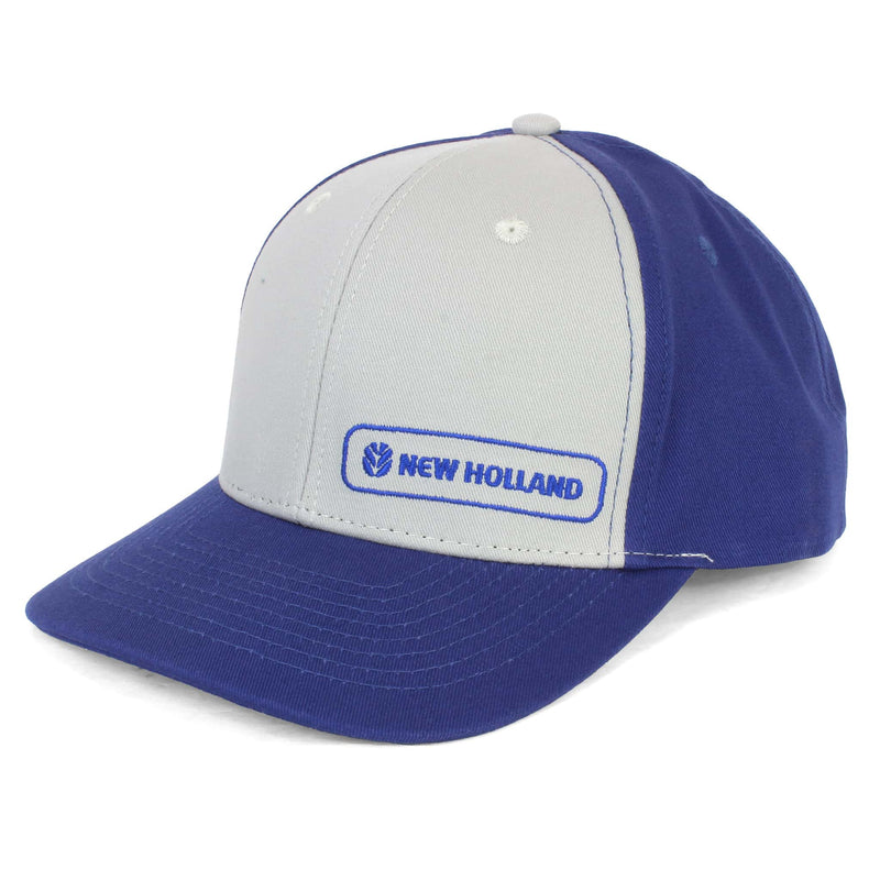 New Holland Royal Blue & Gray Chino Twill Cap