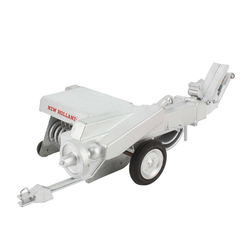 1/16 (Approx.) Silver New Holland 268 Hayliner Baler with Bale Thrower & 6 Bales, 25th Anniversary - No Manufacturer Box