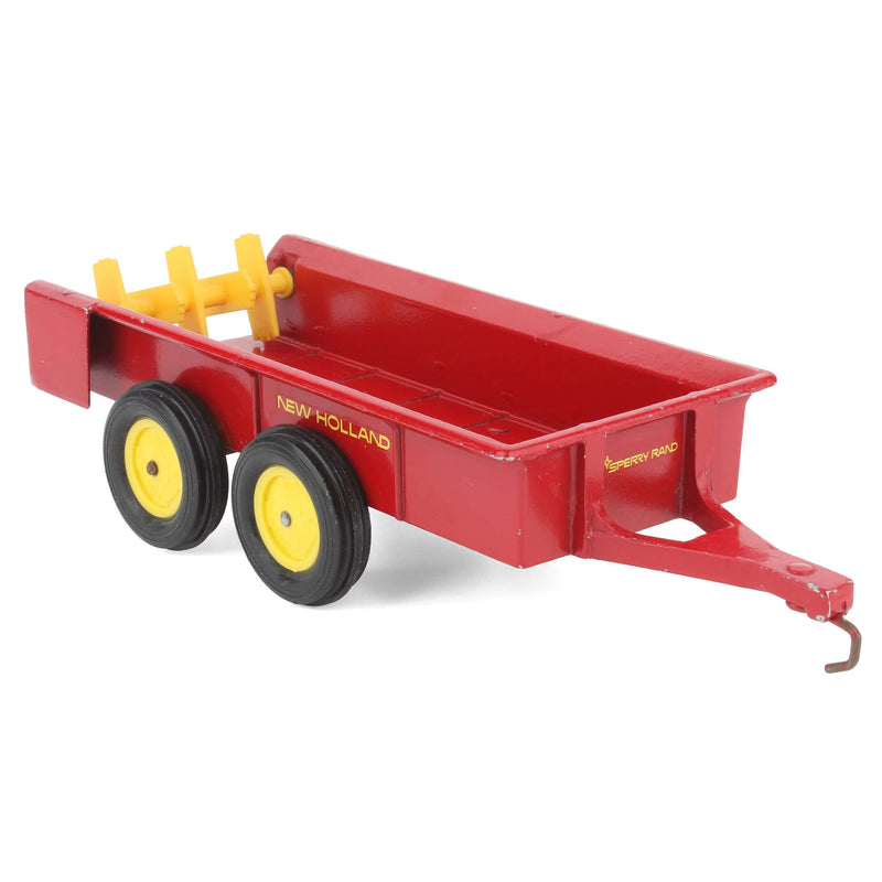 (B&D) 1/16 New Holland 2 Axle Ground Drive Spreader, Made in 70s - Damaged Item, LOOSE