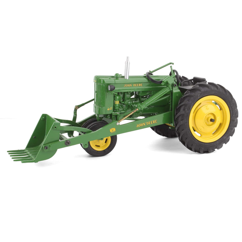 (B&D) 1/16 John Deere 40 Narrow Front Utility Tractor with Loader by Nolt Enterprise - Damaged Item, LOOSE