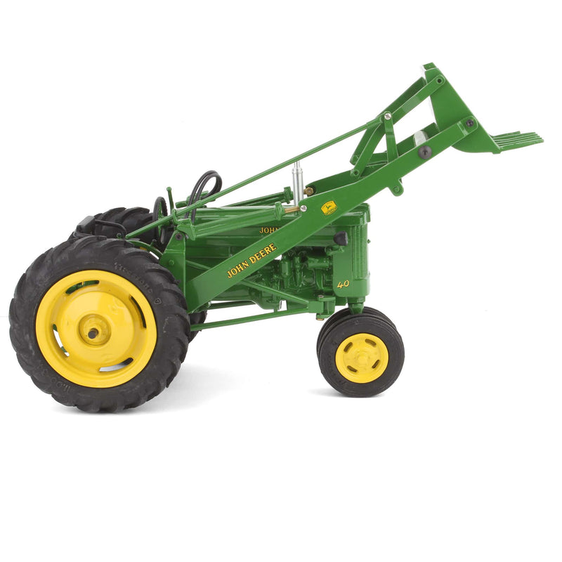 (B&D) 1/16 John Deere 40 Narrow Front Utility Tractor with Loader by Nolt Enterprise - Damaged Item, LOOSE