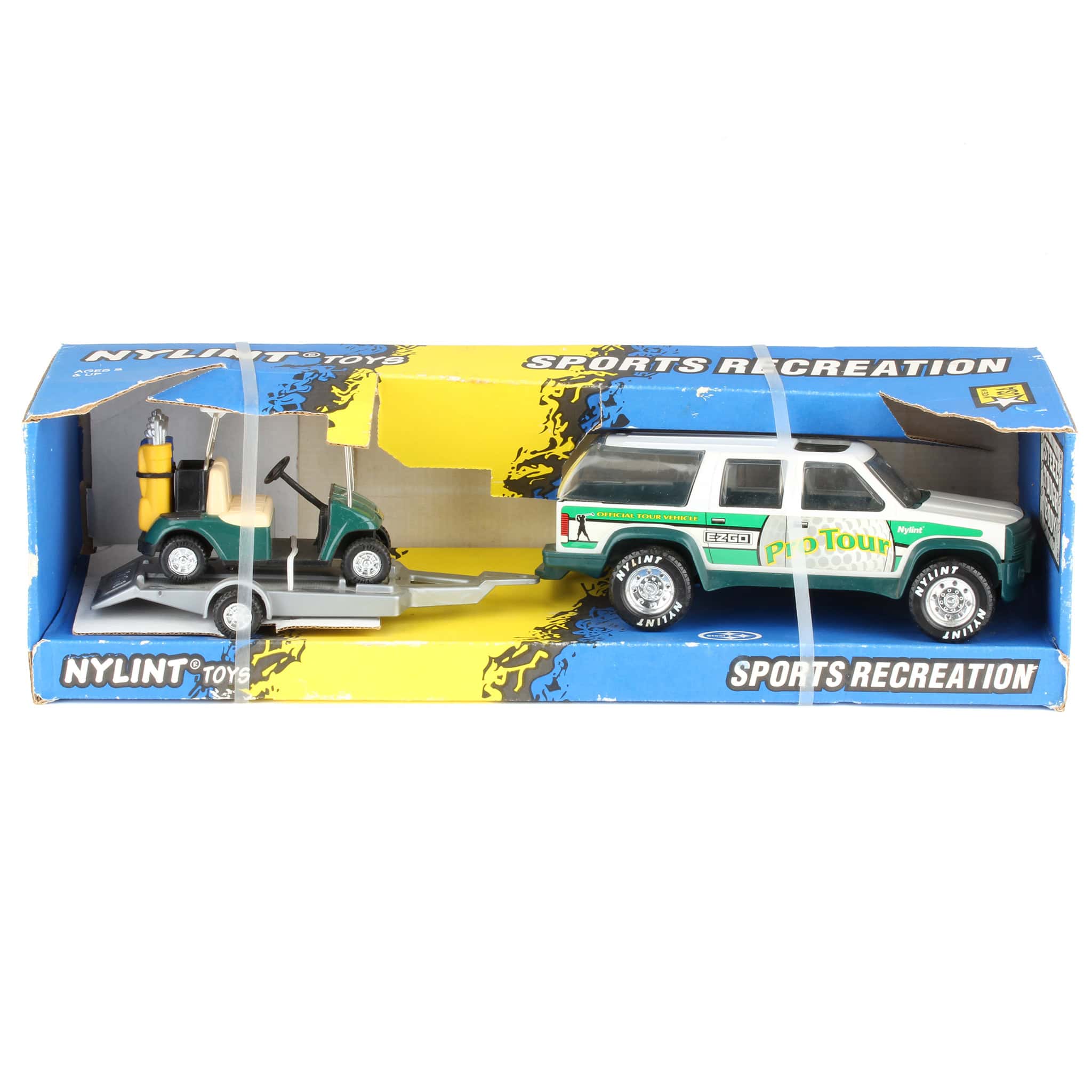 Sports Recreation Golf Set with SUV, Trailer, & Golf Cart by Nylint ...