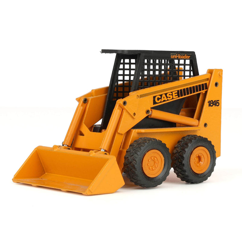 1/35 Case 1845 Uni-loader Skid Loader with Black Cage by NZG