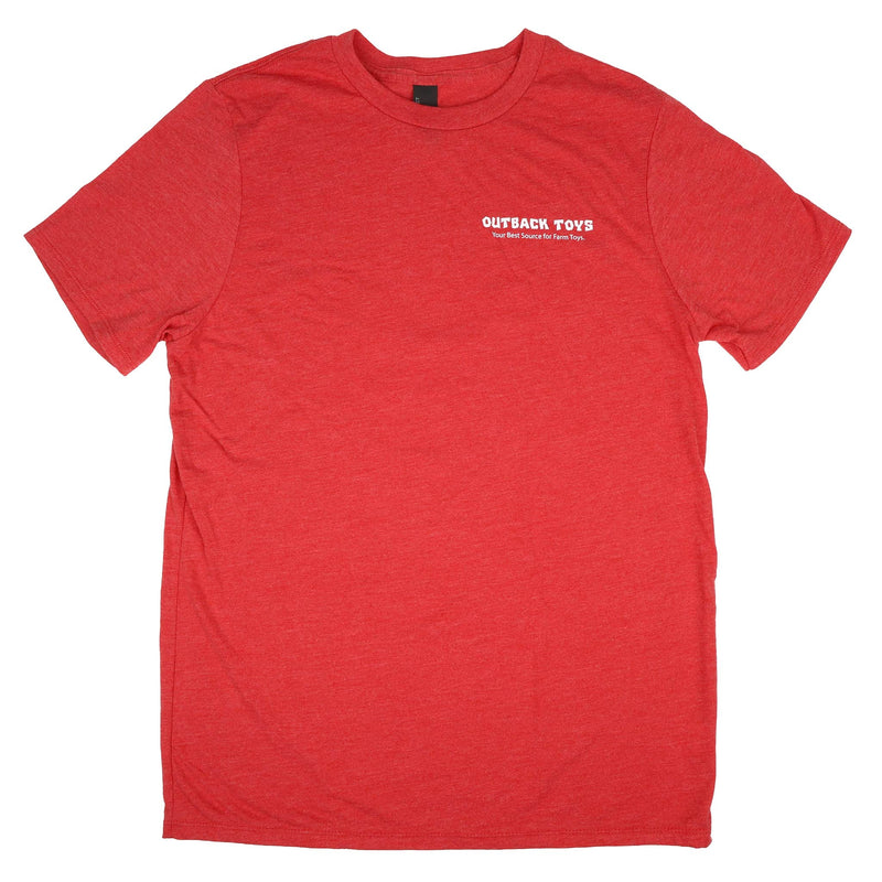 Youth Outback Toys T-Shirt, Red with OBT Logo & Longhorn