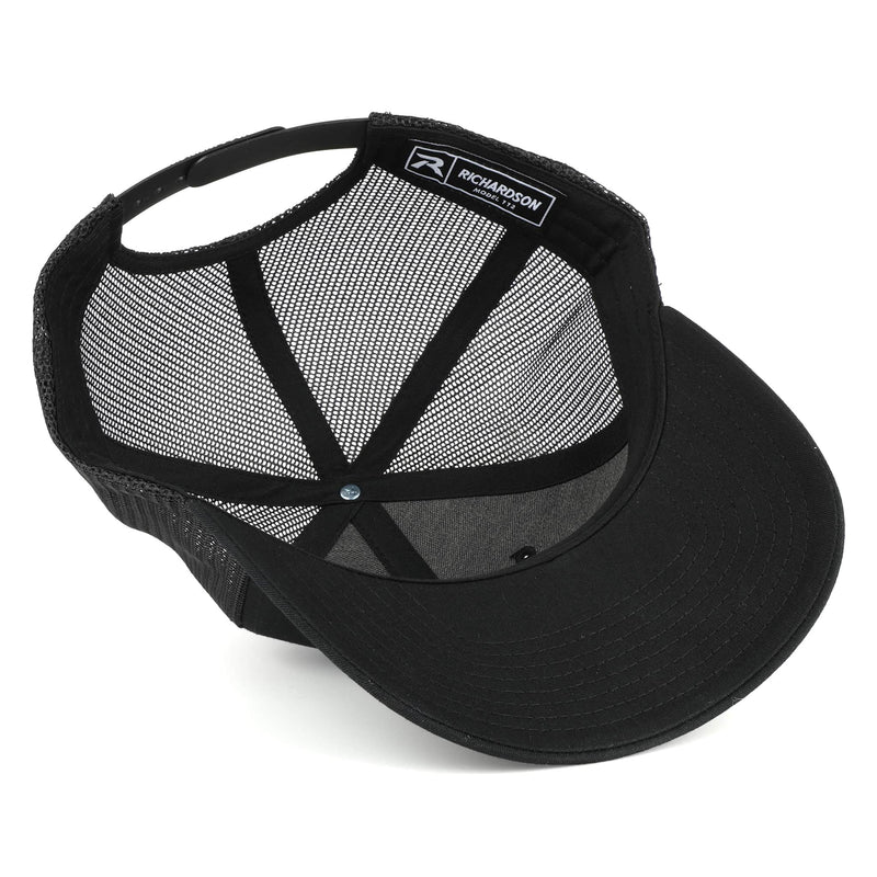 Outback Toys Black Richardson Cap with OBT PA PVC Patch