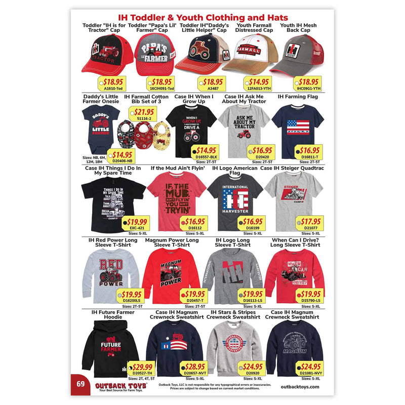 2025-2026 Outback Toys 74 Page Catalog: Farm Toys, Trucks, Cars & More!