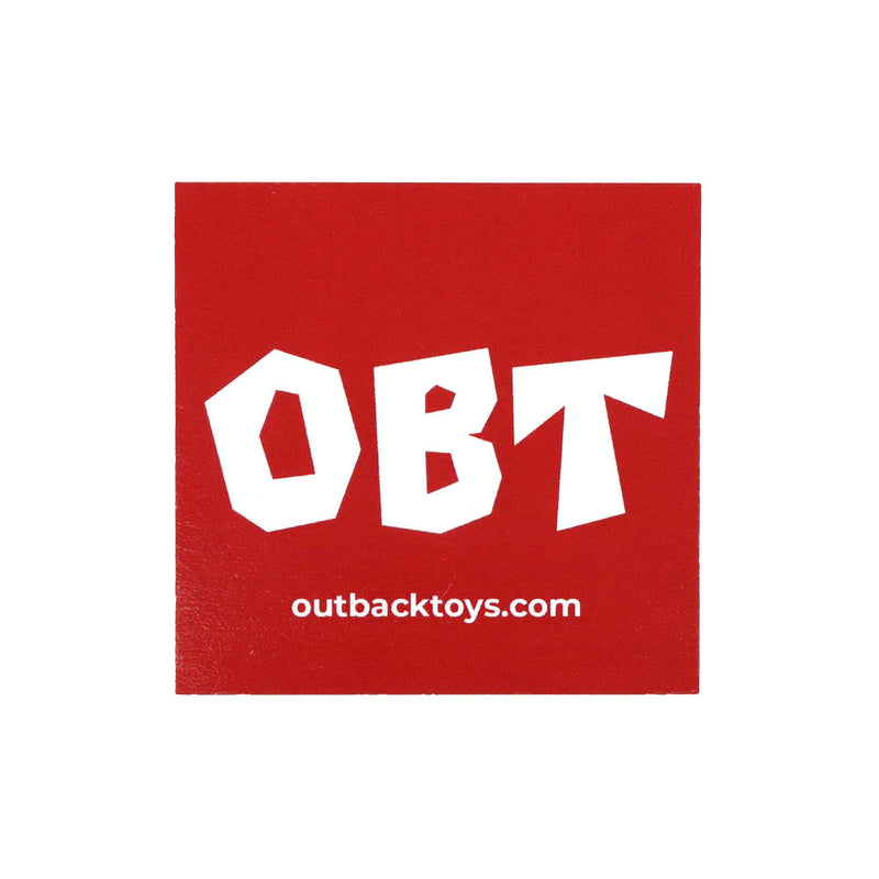 Outback Toys 2.5in Magnet with OBT Logo, Red