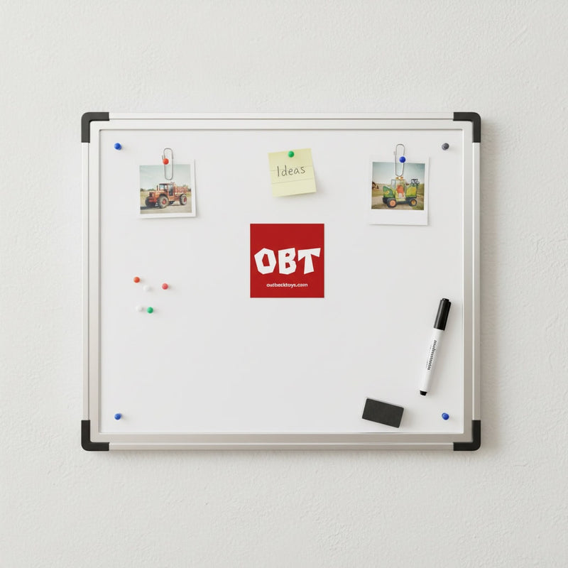 Outback Toys 2.5in Magnet with OBT Logo, Red