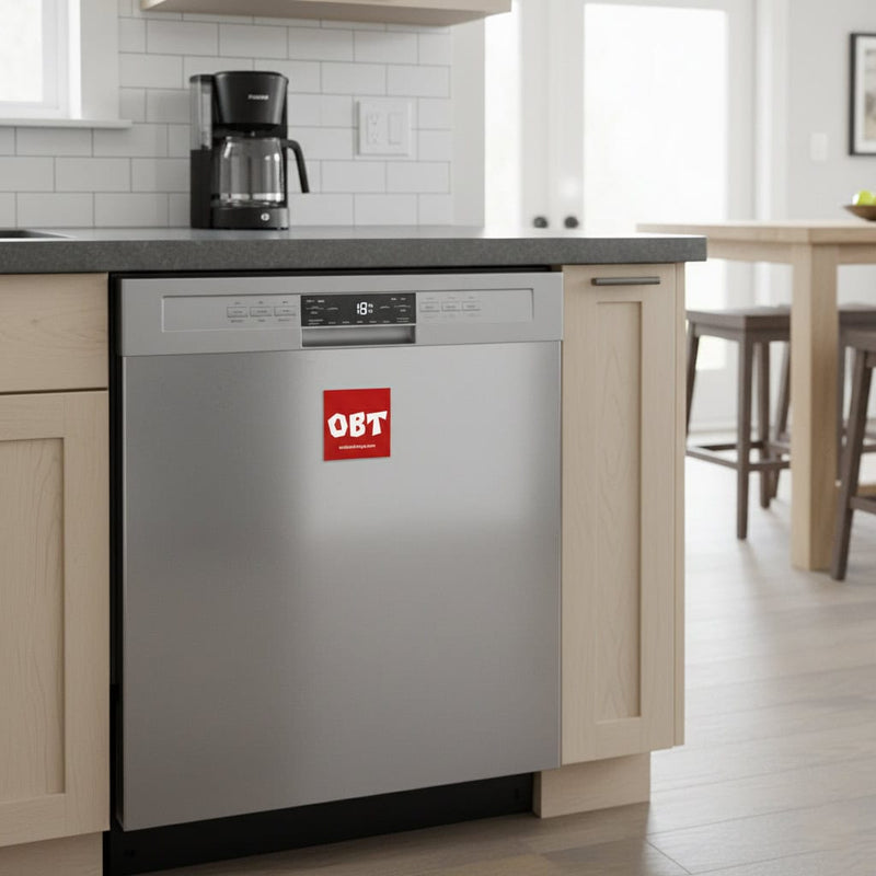 Outback Toys 2.5in Magnet with OBT Logo, Red