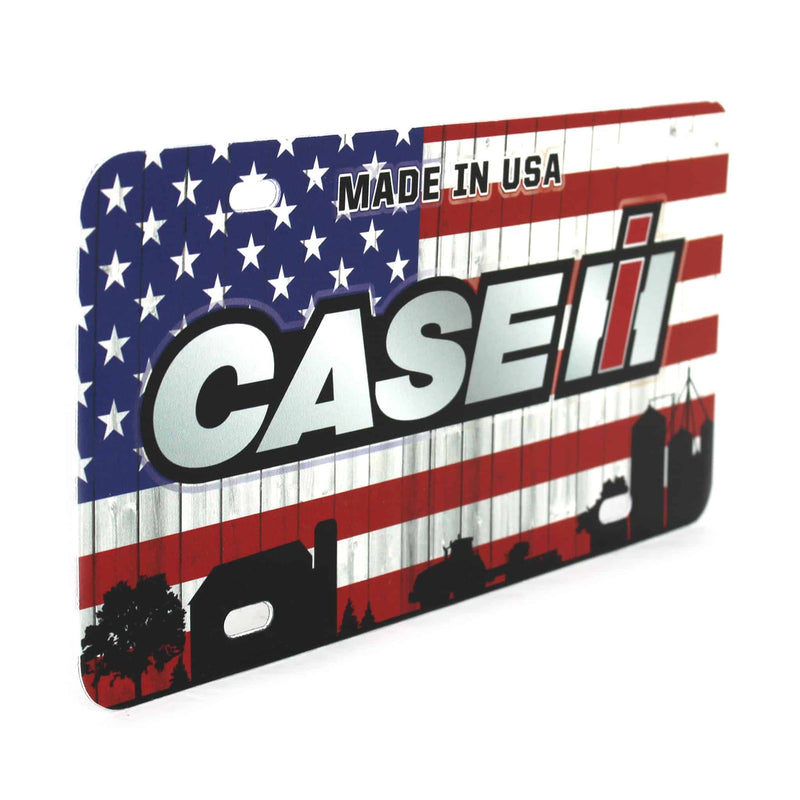 Case IH "Made in USA" Patriotic License Plate