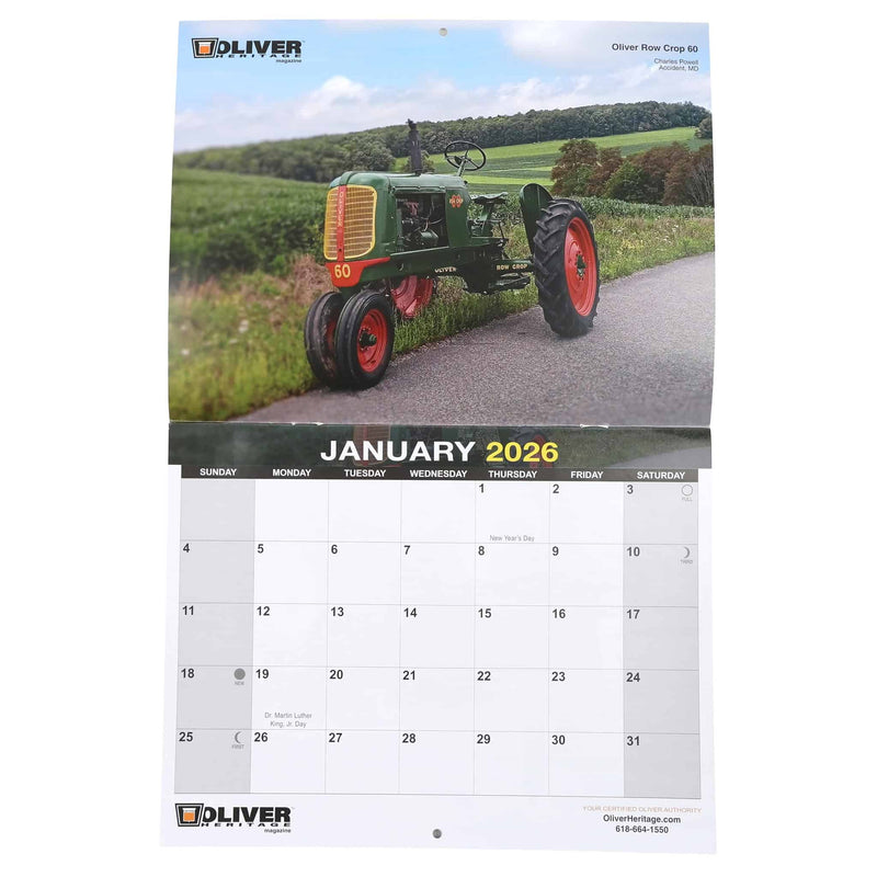 2026 Oliver Heritage 13 Month Wall Calendar
