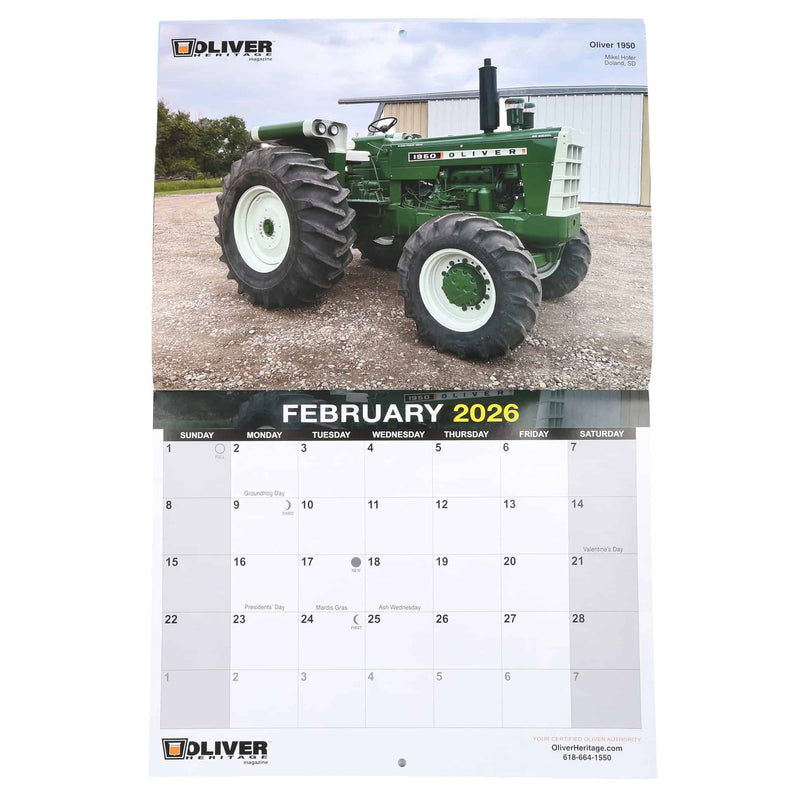 2026 Oliver Heritage 13 Month Wall Calendar