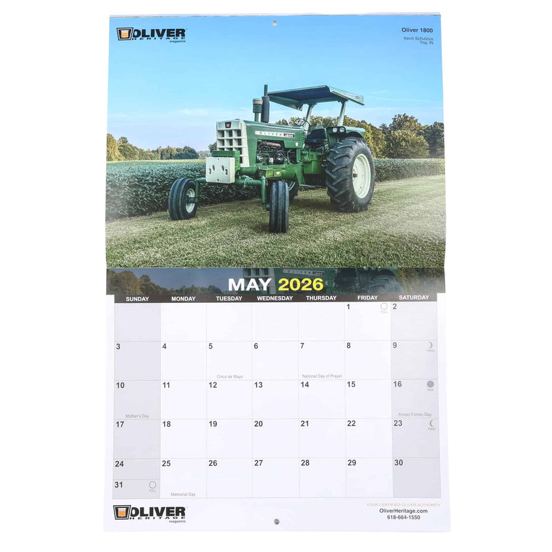 2026 Oliver Heritage 13 Month Wall Calendar