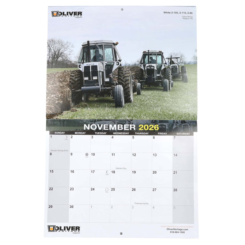 2026 Oliver Heritage 13 Month Wall Calendar
