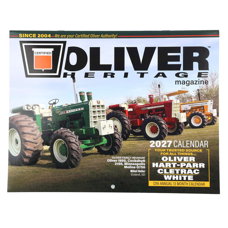 2027 Oliver Heritage 13 Month Wall Calendar
