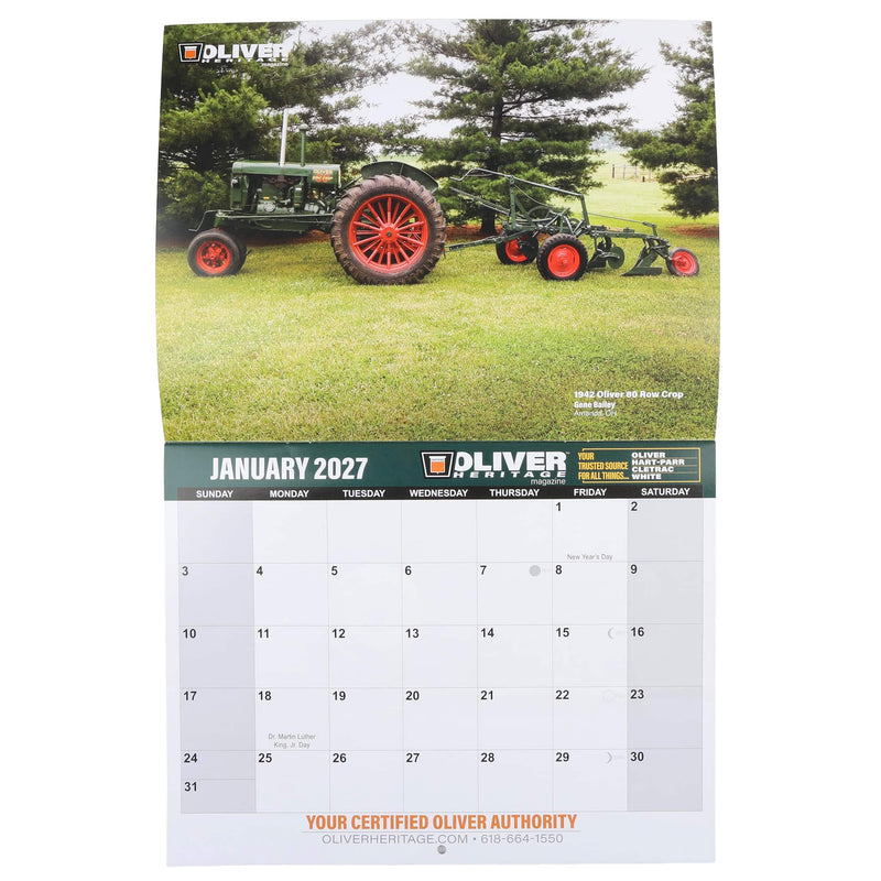 2027 Oliver Heritage 13 Month Wall Calendar