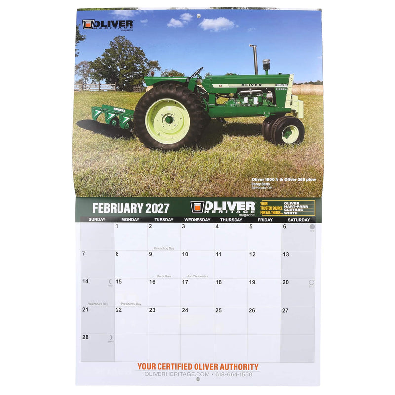 2027 Oliver Heritage 13 Month Wall Calendar