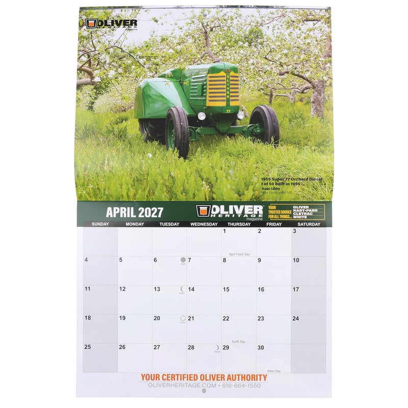 2027 Oliver Heritage 13 Month Wall Calendar