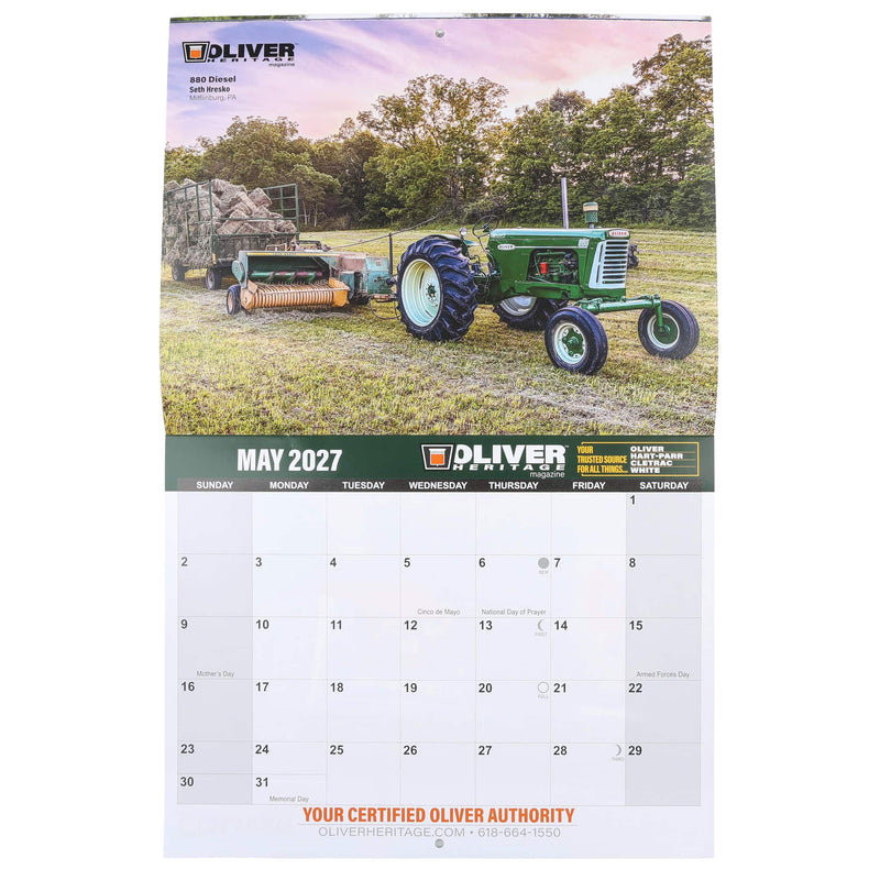 2027 Oliver Heritage 13 Month Wall Calendar