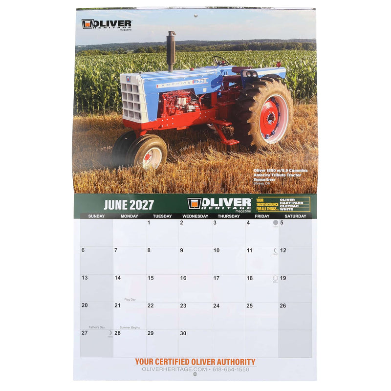 2027 Oliver Heritage 13 Month Wall Calendar