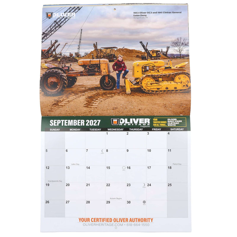 2027 Oliver Heritage 13 Month Wall Calendar
