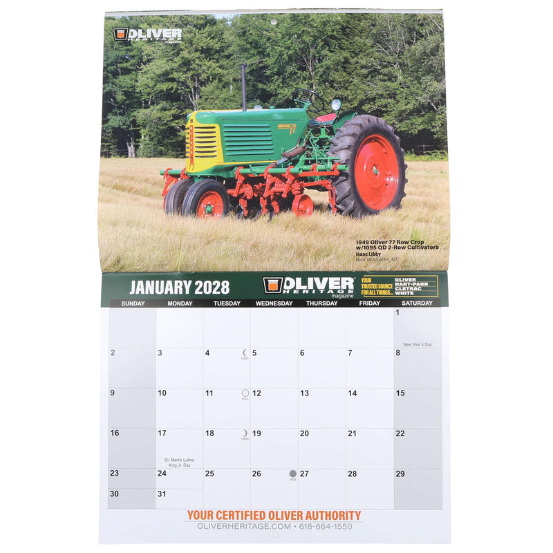 2027 Oliver Heritage 13 Month Wall Calendar