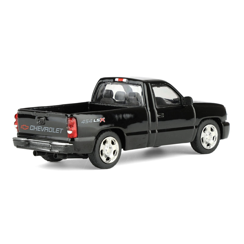 1/64 2006 Chevrolet Silverado SS Single Cab Pickup Truck, Onyx Black, PARA64
