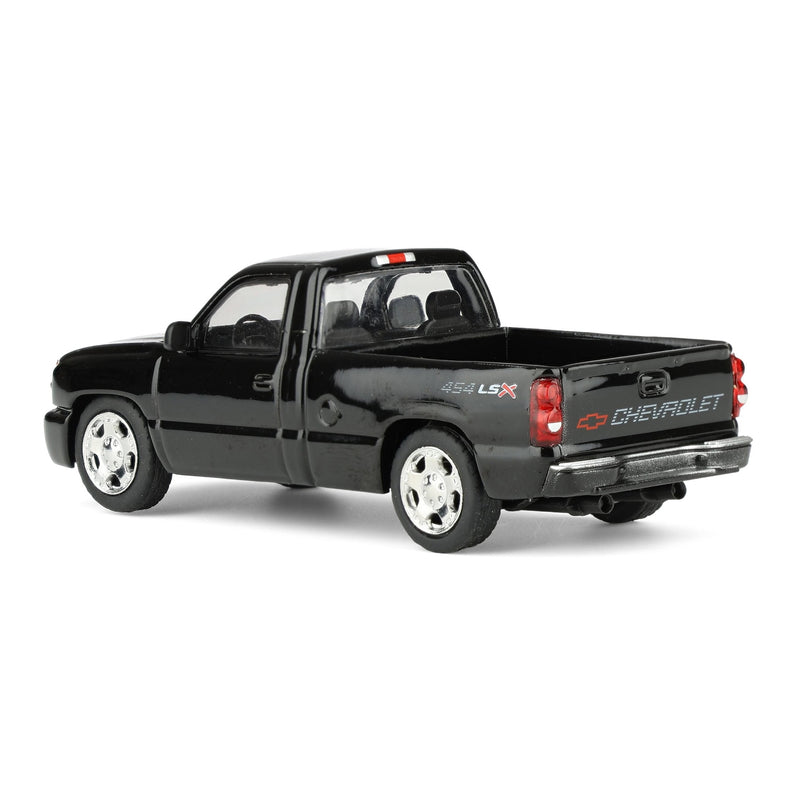 1/64 2006 Chevrolet Silverado SS Single Cab Pickup Truck, Onyx Black, PARA64
