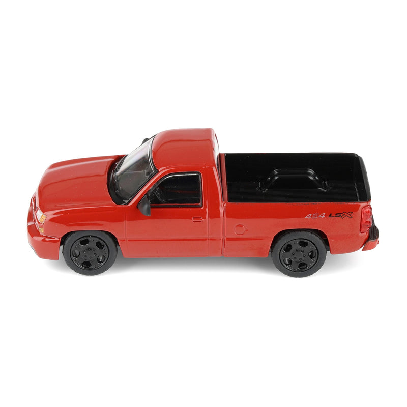 1/64 2006 Chevrolet Silverado SS Single Cab Pickup Truck, Victory Red, PARA64