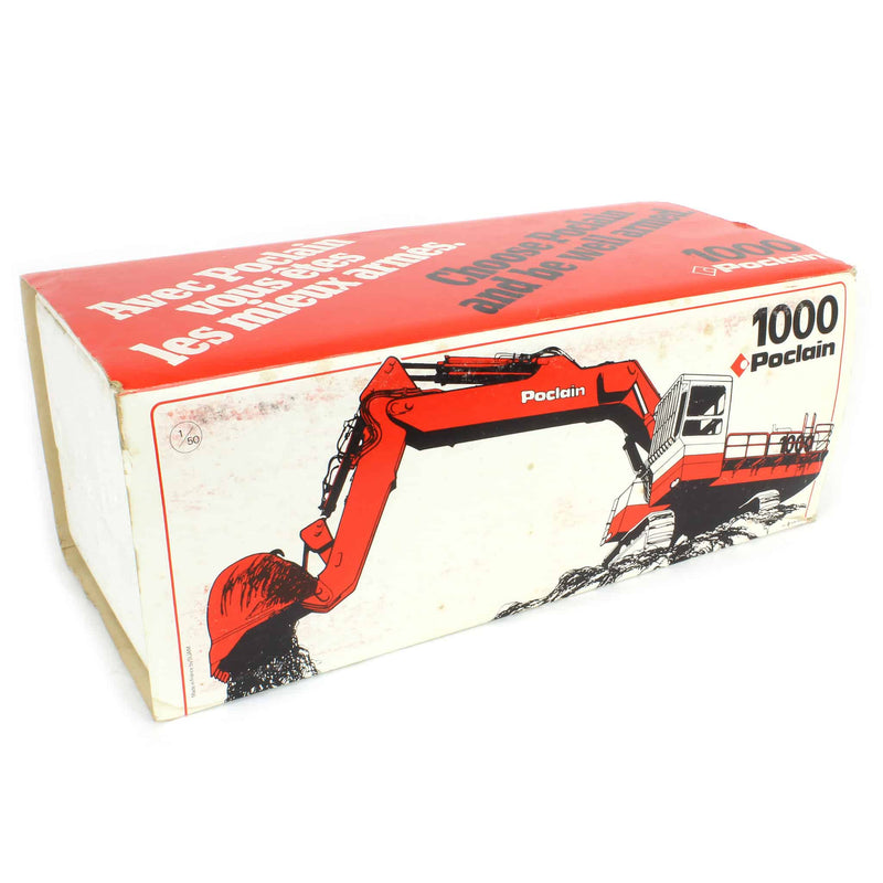 (B&D) 1/50 Poclain 1000 with Backhoe - Damaged Item