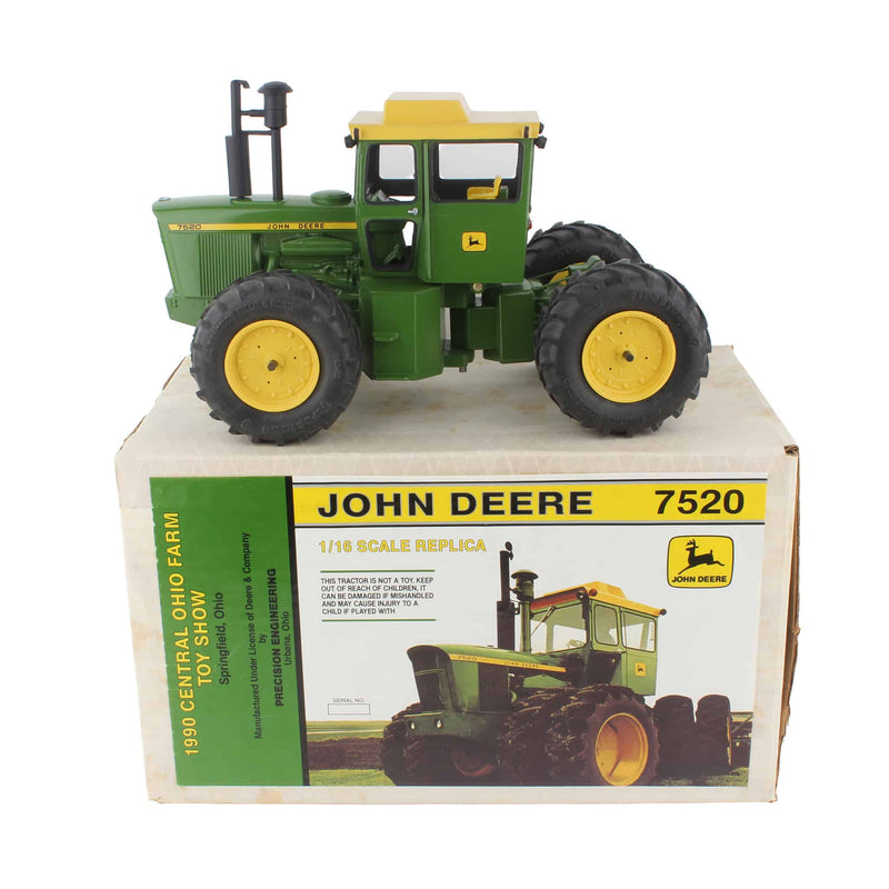 1/16 Custom John Deere 7520 Tractor by Precision Engineering, 1990 Central Ohio Farm Toy Show