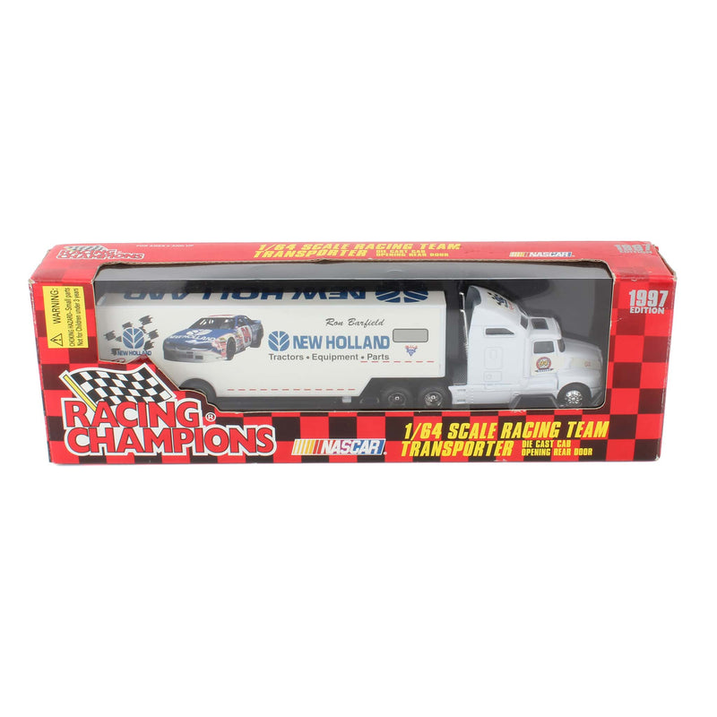 1/64 Ron Barfield New Holland Racing Team Transporter, 1997 Edition by Racing Champions