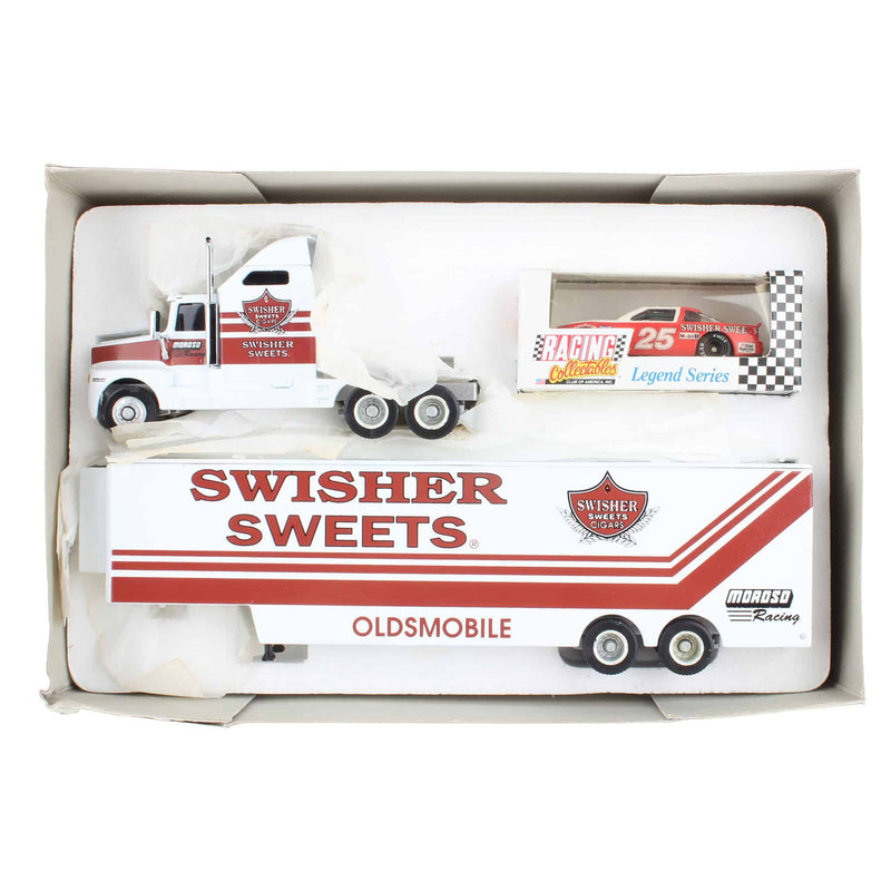 1/64 #25 Rob Moroso Swisher Sweets Race Team Hauler with NASCAR Race Car